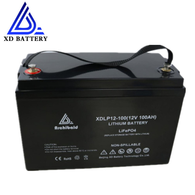 100ah 12v Lifepo4 Deep Cycle Battery Pack do kamperów 12-woltowych akumulatorów litowych do przyczep kempingowych