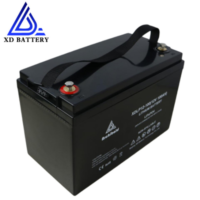 Akumulator 12V Lifepo4 Akumulatory litowe 100AH ​​do samochodów kempingowych Akumulator litowo-jonowy do przyczep kempingowych