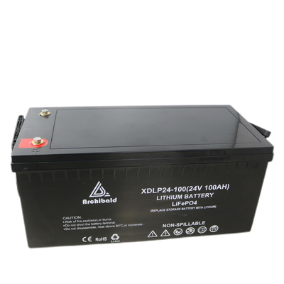 Łodzie Lifepo4 Bateria 24v 100ah OEM / ODM Długi cykl życia